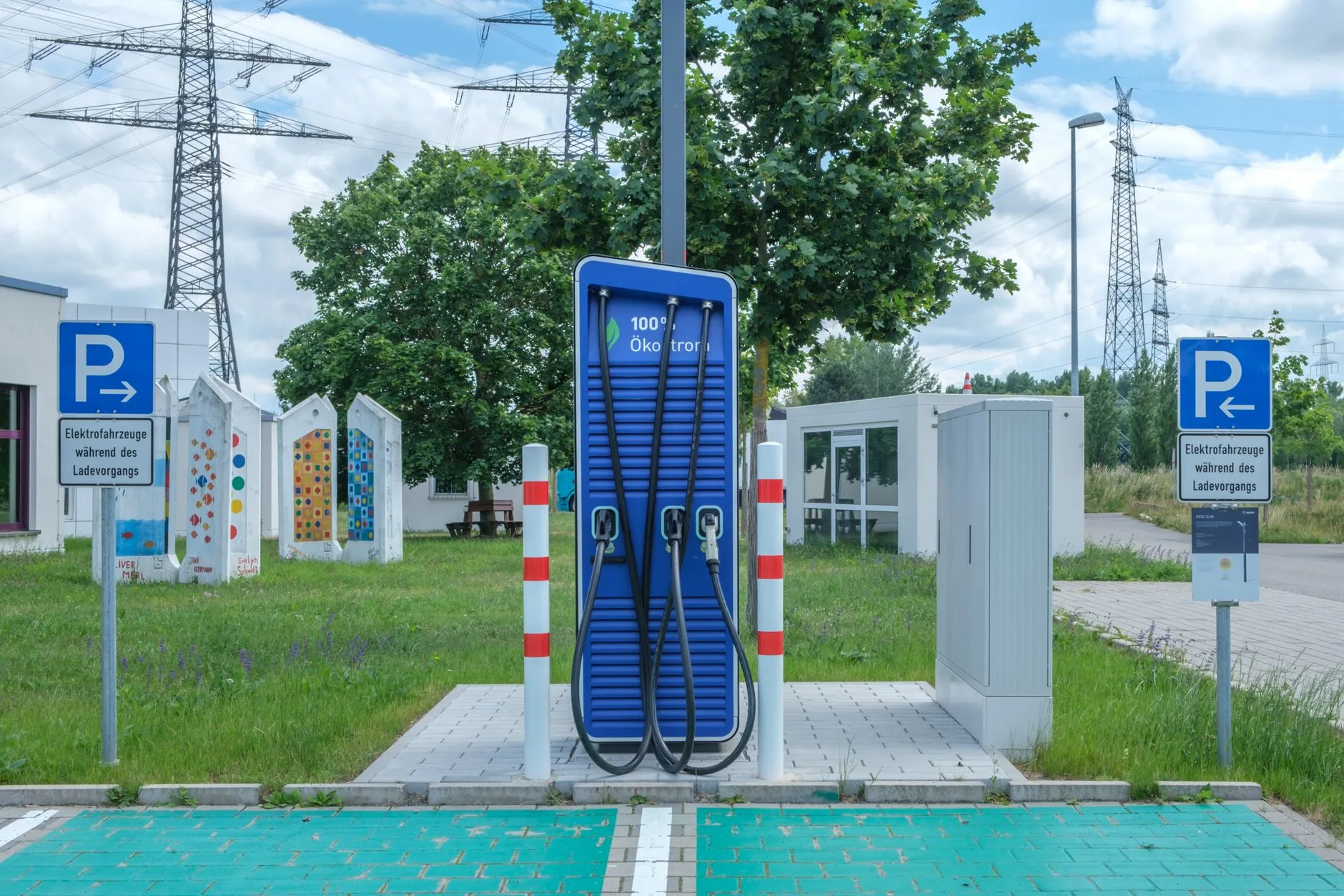 Places de parking dédiées à la recharge des voitures électriques